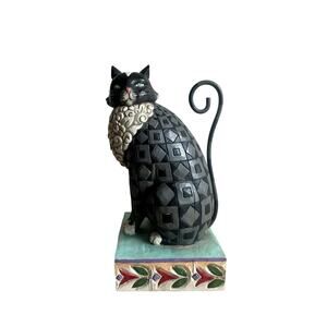 Jim Shore Lucky Black Cat Figurine Heartwood Creek 2006 4007498